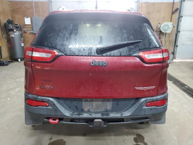 1C4PJMBS1EW254578 - 2014 JEEP CHEROKEE TRAILHAWK Qırmızı foto 6