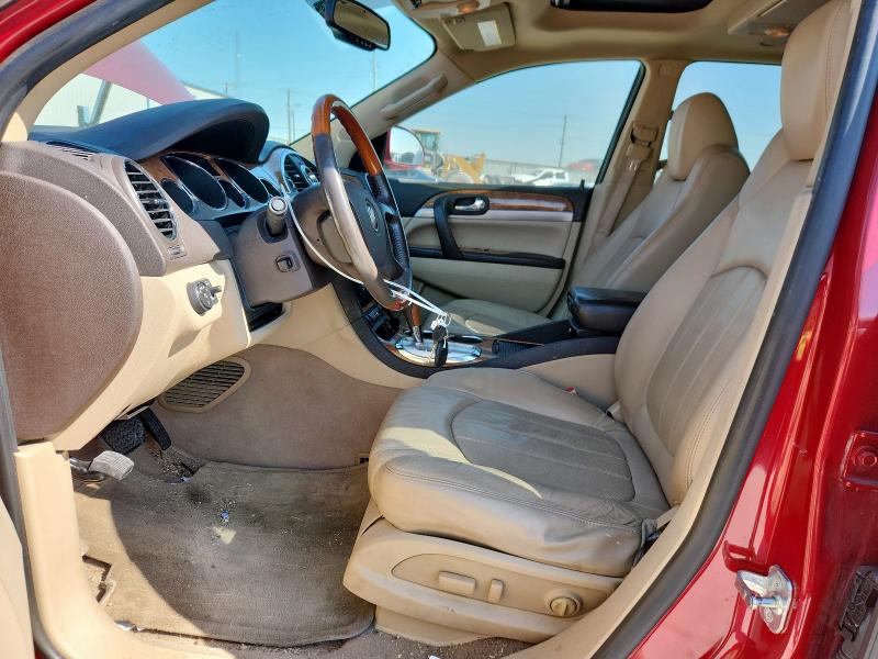 5GAKRDED4CJ345453 - 2012 BUICK ENCLAVE BURGUNDY photo 7