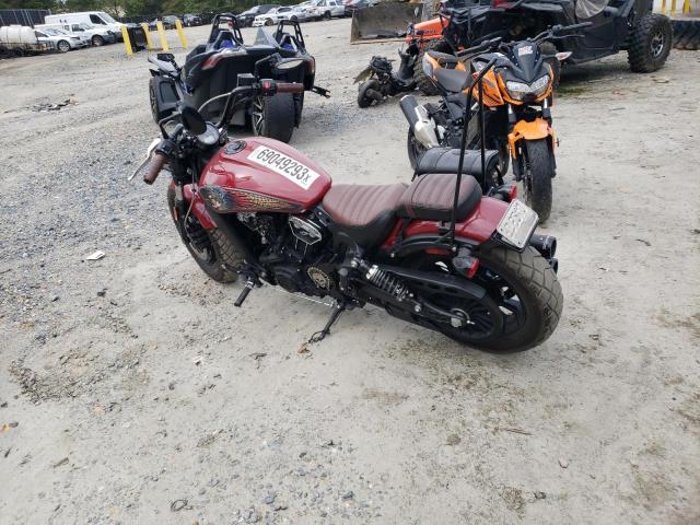 56KMTB008J3131692 - 2018 INDIAN MOTORCYCLE CO. SCOUT BOBBER MAROON photo 3