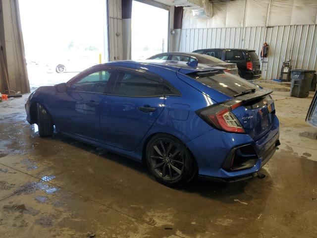 SHHFK7H67LU220293 - 2020 HONDA CIVIC EX Niebieski zdjęcie 2