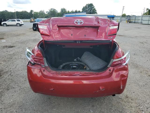 4T4BE46K68R018034 - 2008 TOYOTA CAMRY CE RED photo 6