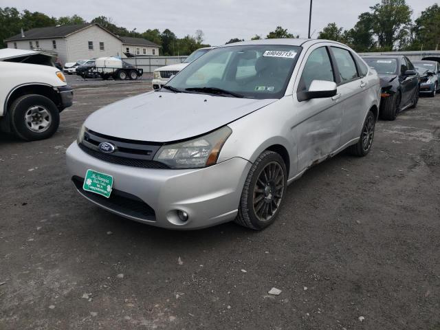 1FAHP3GNXBW140662 - 2011 FORD FOCUS SES SILVER photo 1