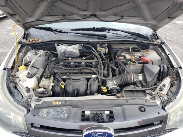 1FAHP3GNXBW140662 - 2011 FORD FOCUS SES SILVER photo 11