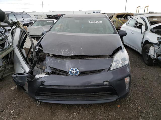 JTDKN3DU8C5493846 - 2012 TOYOTA PRIUS GRAY photo 5