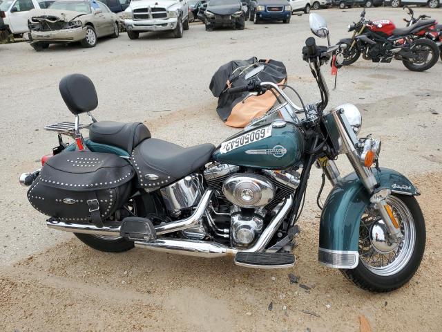 1HD1BWB182Y016473 - 2002 HARLEY-DAVIDSON FLSTCI TEAL photo 6