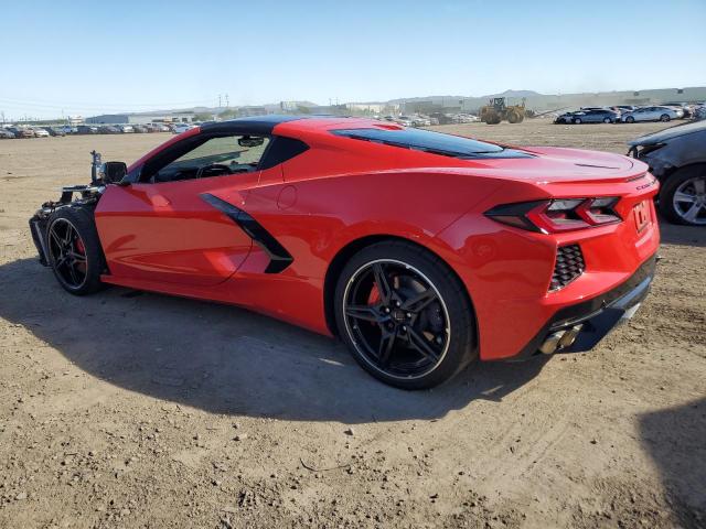 1G1YB2D40N5117537 - 2022 CHEVROLET CORVETTE STINGRAY 2LT RED photo 2