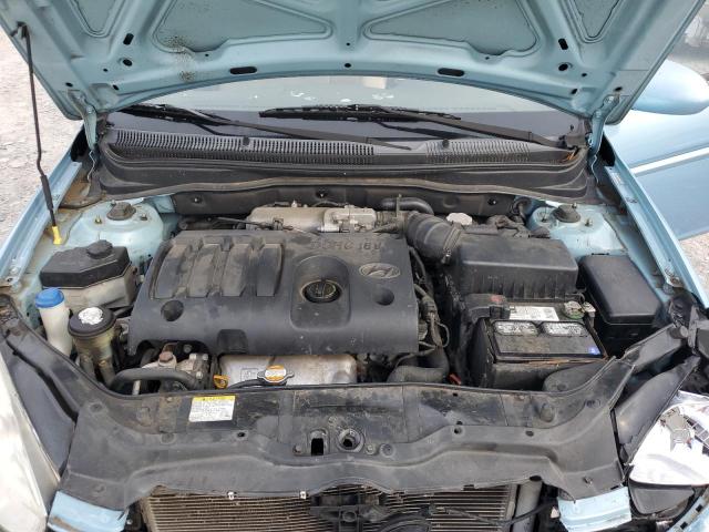 KMHCN46C69U298076 - 2009 HYUNDAI ACCENT GLS BLUE photo 11