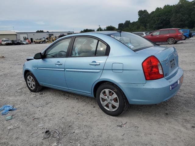 KMHCN46C69U298076 - 2009 HYUNDAI ACCENT GLS BLUE photo 2