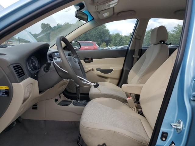 KMHCN46C69U298076 - 2009 HYUNDAI ACCENT GLS BLUE photo 7