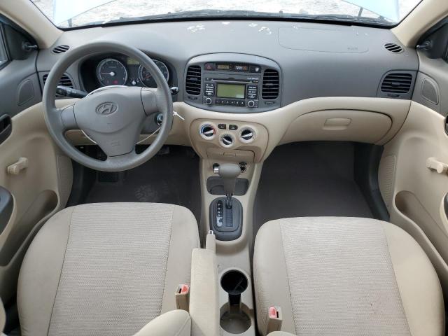 KMHCN46C69U298076 - 2009 HYUNDAI ACCENT GLS BLUE photo 8