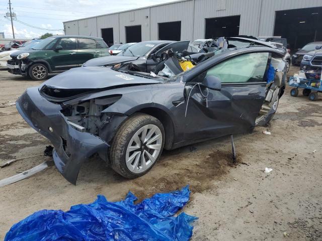 5YJ3E1EB5NF192538 - 2022 TESLA MODEL 3 GRAY photo 1