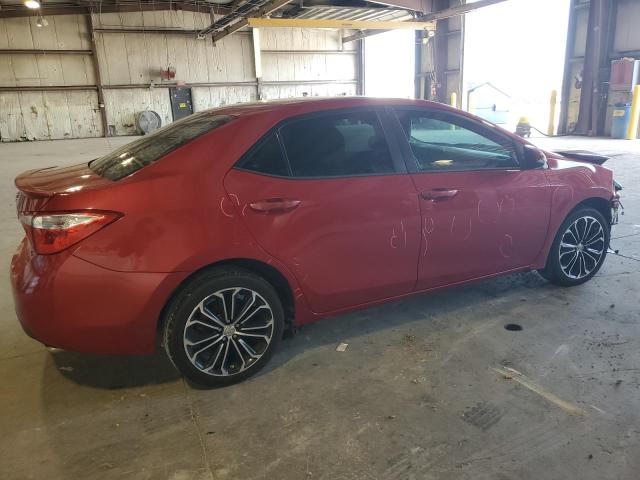 2T1BURHE8FC405460 - 2015 TOYOTA COROLLA L წითელი ფოტო 3
