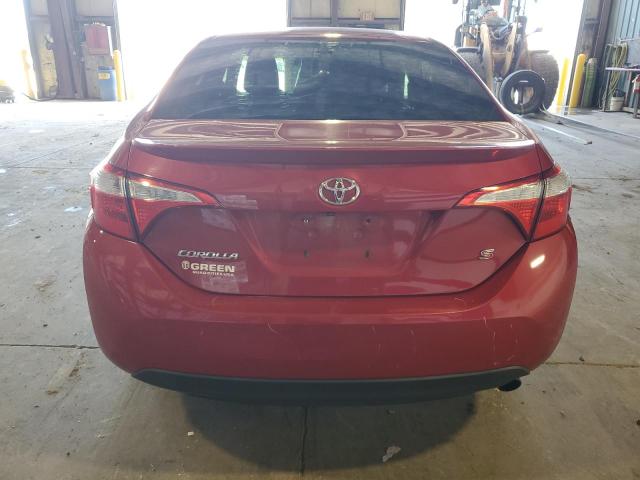2T1BURHE8FC405460 - 2015 TOYOTA COROLLA L წითელი ფოტო 6