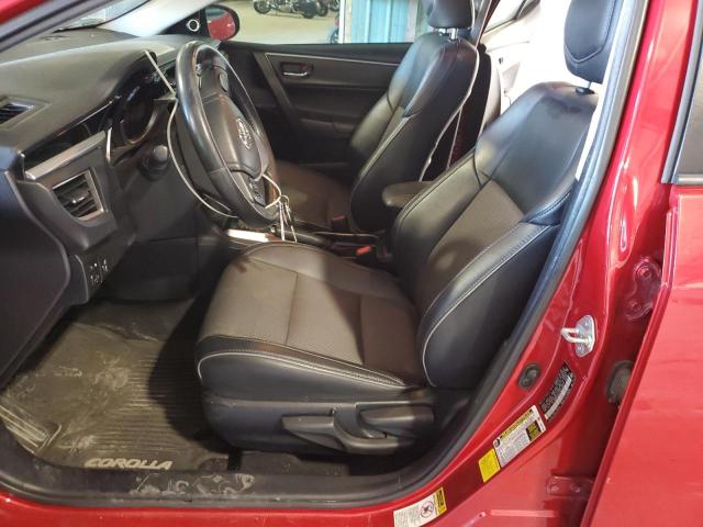 2T1BURHE8FC405460 - 2015 TOYOTA COROLLA L წითელი ფოტო 7