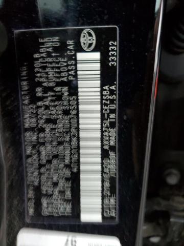 4T1G11BK3PU076505 - 2023 TOYOTA CAMRY SE NIGHT SHADE BLACK photo 12