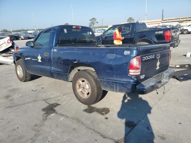 1B7FL26X51S297855 - 2001 DODGE DAKOTA BLUE photo 2