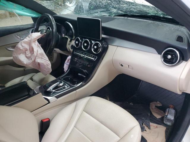 55SWF4KB2GU177335 - 2016 MERCEDES-BENZ C 300 4MATIC WHITE photo 8