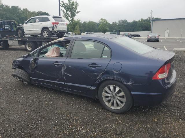2HGFA16889H513923 - 2009 HONDA CIVIC EX BLUE photo 2