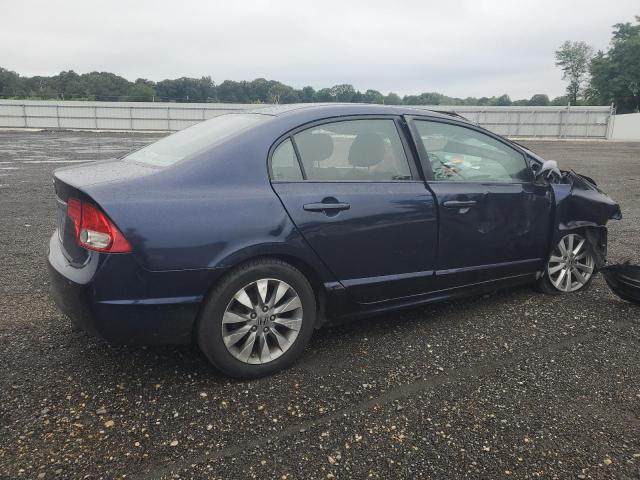 2HGFA16889H513923 - 2009 HONDA CIVIC EX BLUE photo 3