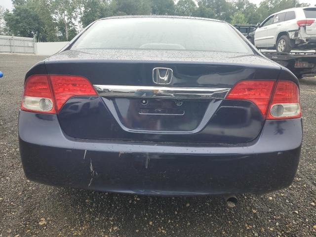 2HGFA16889H513923 - 2009 HONDA CIVIC EX BLUE photo 6