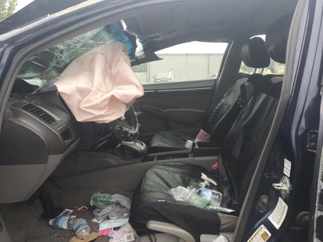 2HGFA16889H513923 - 2009 HONDA CIVIC EX BLUE photo 7