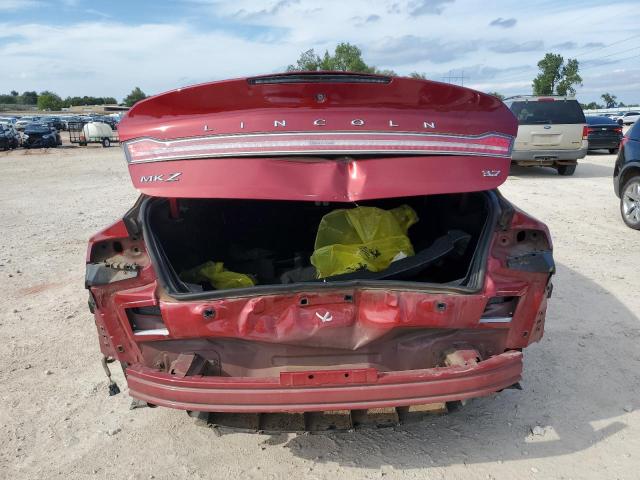 3LN6L2GK3ER811654 - 2014 LINCOLN MKZ RED photo 6