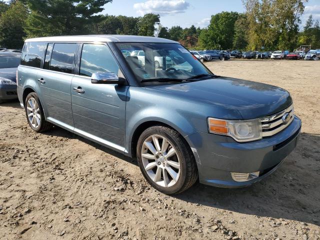 2FMHK6DC8ABB14490 - 2010 FORD FLEX LIMITED BLUE photo 4