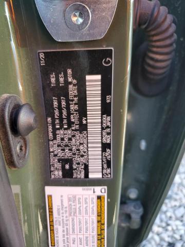 JTEBU5JR5M5882424 - 2021 TOYOTA 4RUNNER SR5/SR5 PREMIUM 绿色 照片 12