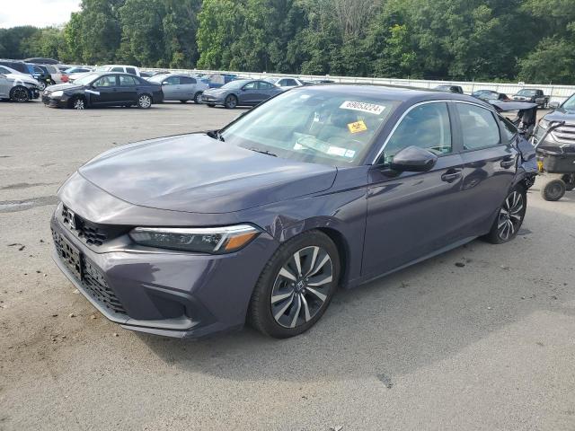 19XFL1H79NE016317 - 2022 HONDA CIVIC EXL GRAY photo 1