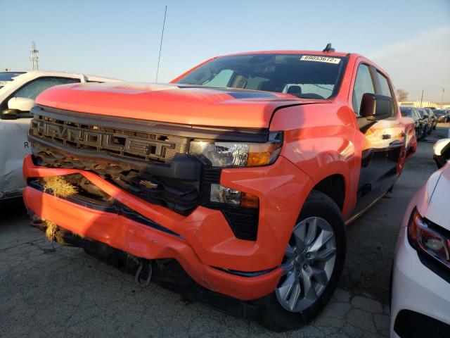 1GCPDBEK9NZ585947 - 2022 CHEVROLET SILVERADO K1500 CUSTOM ORANGE photo 1