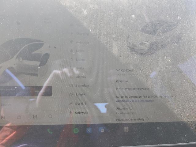 7SAYGDED7SF227873 - 2025 TESLA MODEL Y WHITE photo 9