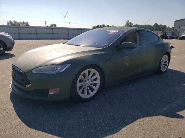 5YJSA1CGXDFP12141 - 2013 TESLA MODEL S Կանաչ լուսանկար 1