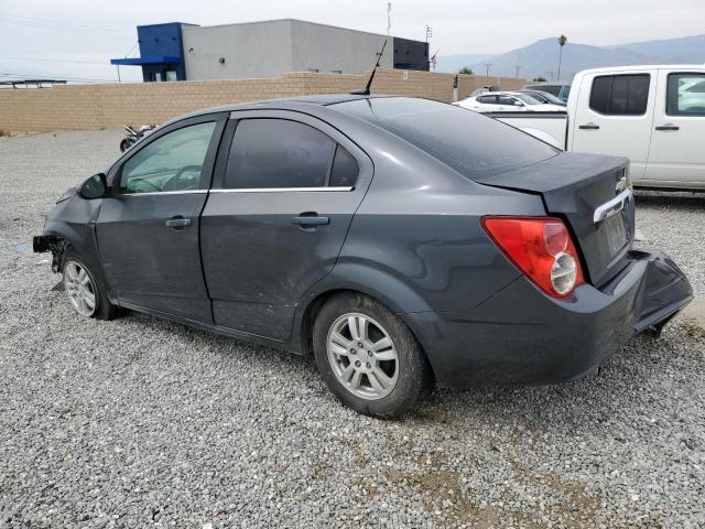 1G1JC5SH9D4142351 - 2013 CHEVROLET SONIC LT GRAY photo 2