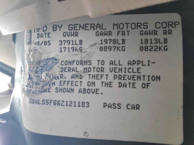 1G8AL55F66Z121183 - 2006 SATURN ION LEVEL 3 GOLD photo 13