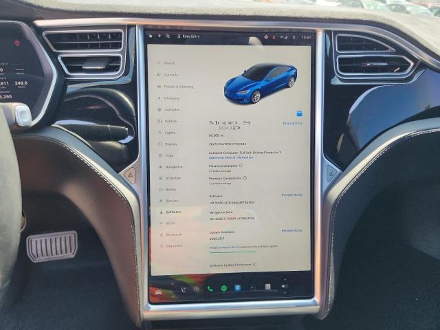 5YJSA1E2XHF190943 - 2017 TESLA MODEL S BLUE photo 9