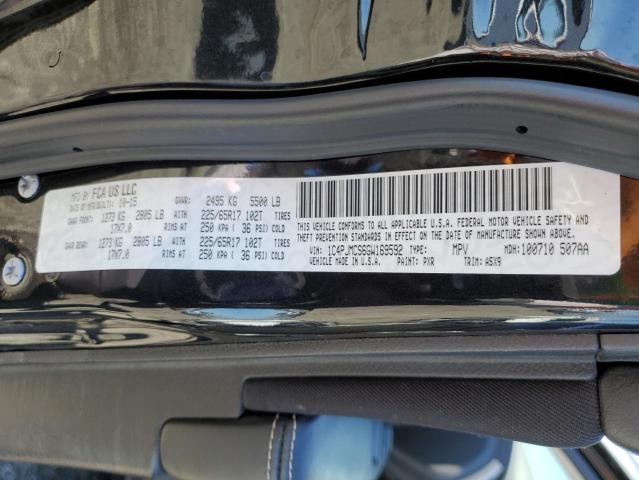 1C4PJMCS6GW169592 - 2016 JEEP CHEROKEE LATITUDE BLACK photo 13