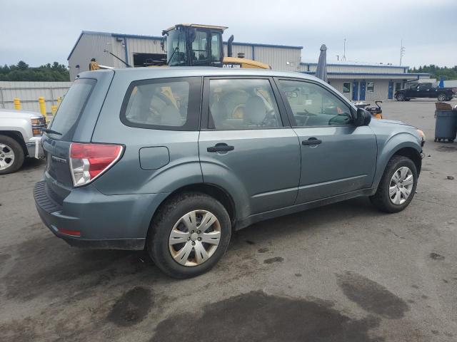 JF2SH6ACXAG722177 - 2010 SUBARU FORESTER 2.5X TEAL photo 3
