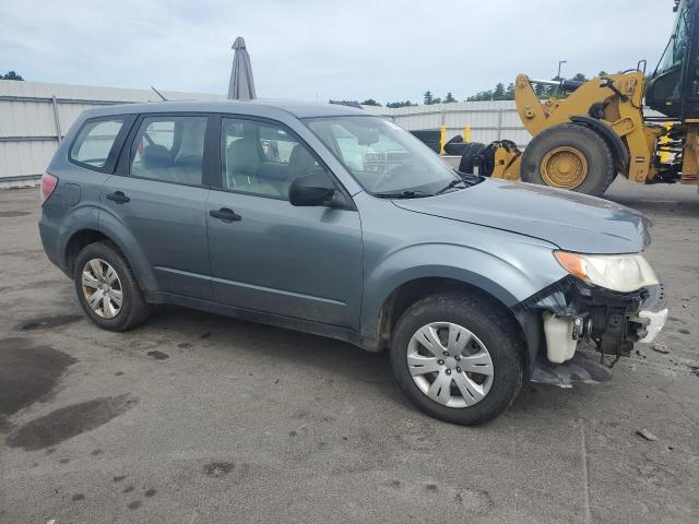 JF2SH6ACXAG722177 - 2010 SUBARU FORESTER 2.5X TEAL photo 4