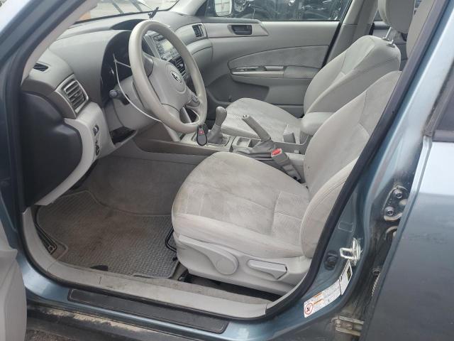 JF2SH6ACXAG722177 - 2010 SUBARU FORESTER 2.5X TEAL photo 7