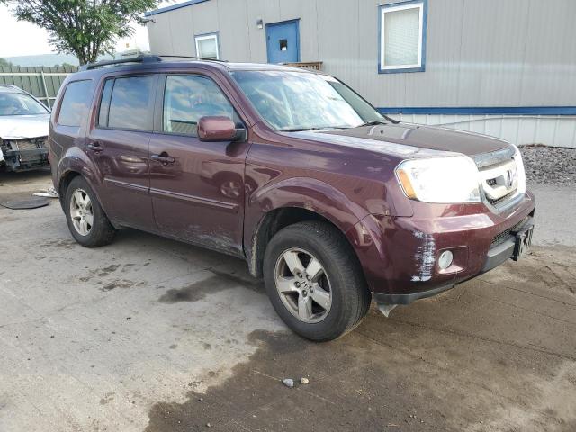5FNYF4H55BB043830 - 2011 HONDA PILOT EXL 栗色 照片 4