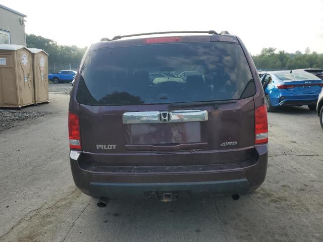 5FNYF4H55BB043830 - 2011 HONDA PILOT EXL 栗色 照片 6