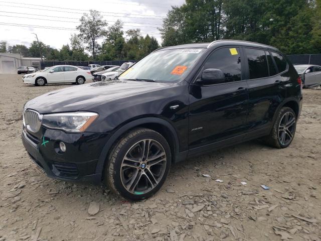 5UXWX7C50H0U40767 - 2017 BMW X3 XDRIVE35I BLACK photo 1