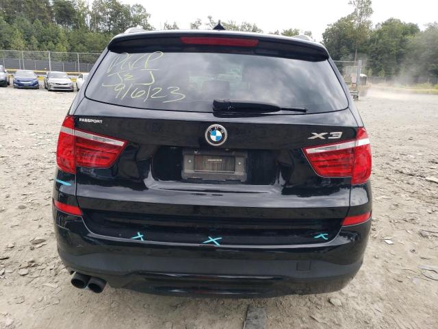 5UXWX7C50H0U40767 - 2017 BMW X3 XDRIVE35I BLACK photo 6