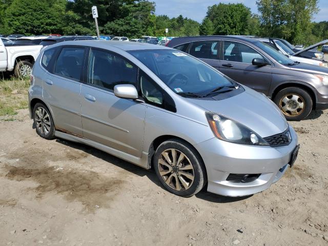 JHMGE8H50CC018093 - 2012 HONDA FIT SPORT SILVER photo 4