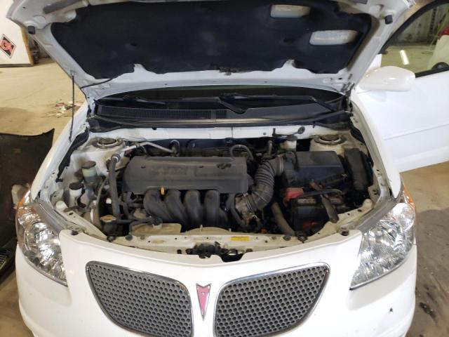 5Y2SL65817Z412161 - 2007 PONTIAC VIBE WHITE photo 11