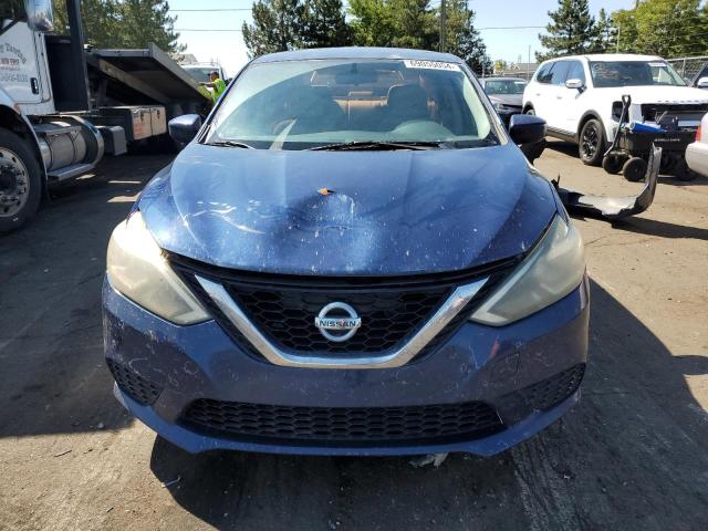 3N1AB7AP2HY296064 - 2017 NISSAN SENTRA S BLUE photo 5