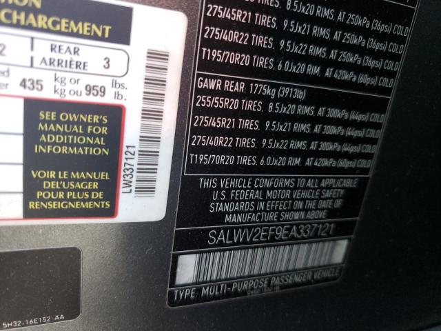 SALWV2EF9EA337121 - 2014 LAND ROVER RANGE ROVE AUTOBIOGRAPHY CHARCOAL photo 13