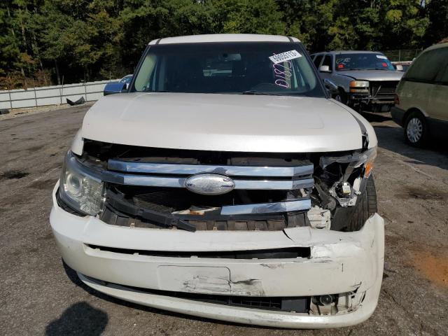 2FMHK6DT2BBD18736 - 2011 FORD FLEX LIMITED WHITE photo 5