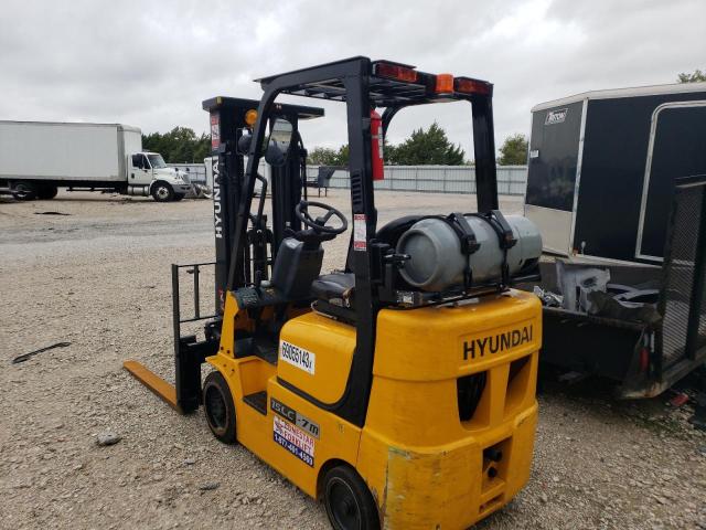 HHKHHG07CF0000394 - 2022 HYUNDAI FORKLIFT YELLOW photo 3