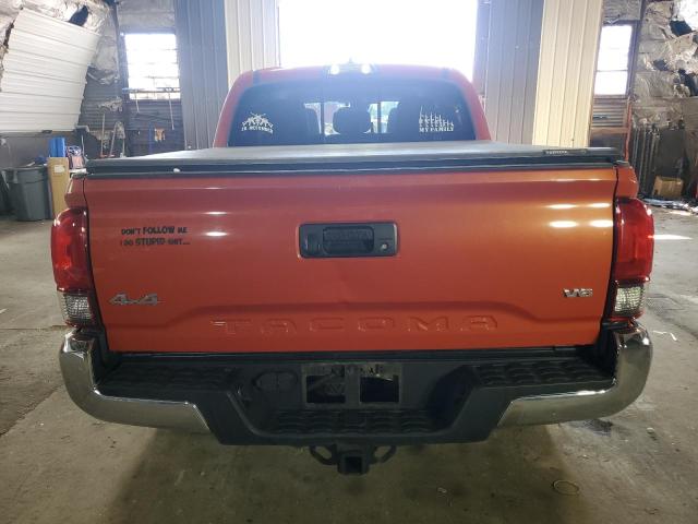 3TMCZ5AN5JM156642 - 2018 TOYOTA TACOMA DOUBLE CAB Қызғылт сары фото 6